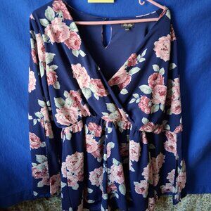 Floral Lily Rose Romper